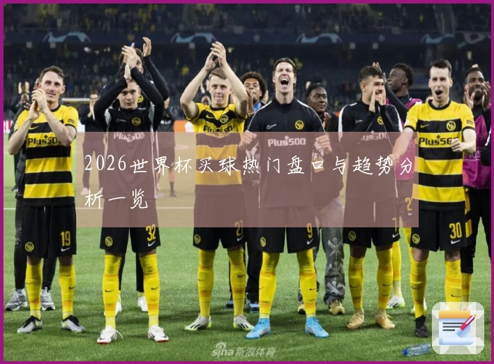 2026世界杯买球热门盘口与趋势分析一览