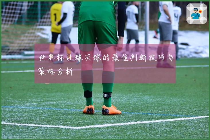 世界杯让球买球的最佳判断技巧与策略分析